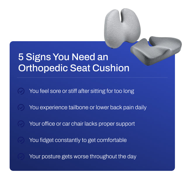 Ortopedisk setekudde